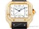 Ice Out Cartier Santos THB Factory Automatic Copy Watch Gold-Black Rubber Strap (4)_th.jpg